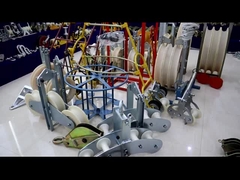 Bảng dây ba dây ròng pulley Block Conductor Stringing Blocks với hợp kim Neoprene Liner