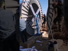 Tiền tệ Mỹ 3T Cáp thủy lực trả tiền đứng cho cáp Manual kéo vít xây dựng