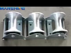 7.7-18kg Capacity Load Aluminum Nylon Wheel Cable Pulling Roller