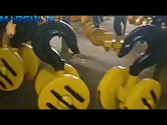 Hooks hai mặt Stringing Block chống tĩnh Thép di động nâng điện Lift Pulley Block